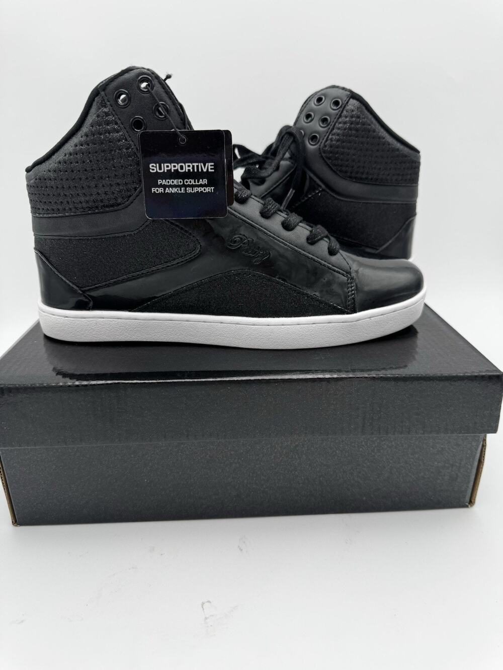 Pastry Women’s High Top Sneakers Black Size 9M New